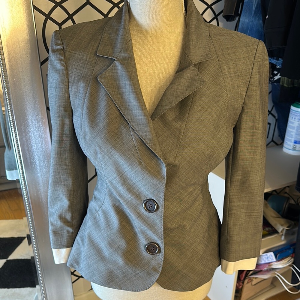 LAMB Gray Women's Blazer